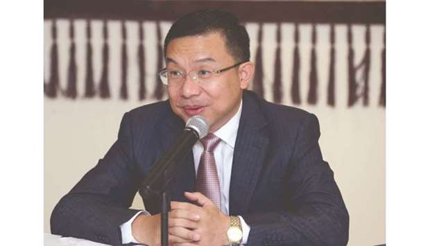 Chinese ambassador Zhou Jian.