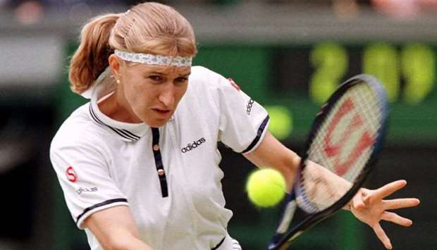 During her 17-year career, Germanyu2019s Steffi Graf collected 22 Grand Slam singles titles and spent a record 377 weeks as world number one. (Reuters)