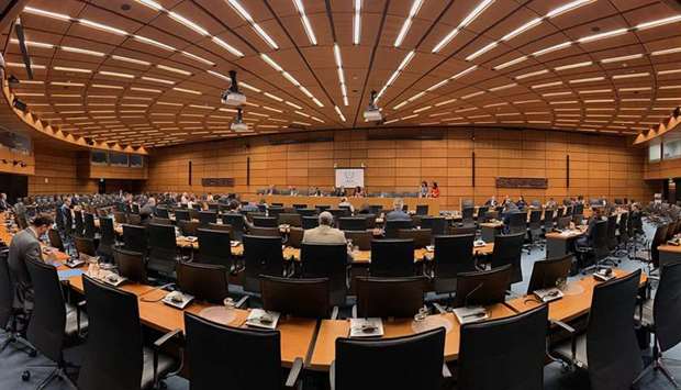 The IAEA Board of Governors meeting at the IAEA Headquarters in Vienna, Austria. Picture courtesy: IAEA