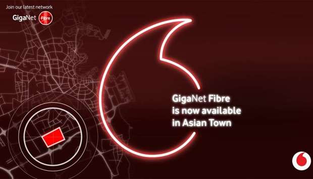 Vodafone connects Asian Town with GigaNet fibre