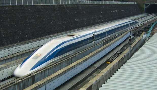 Japan  magnetic levitation train