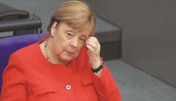 Merkel: Pressing for co-ordinated European Union action.