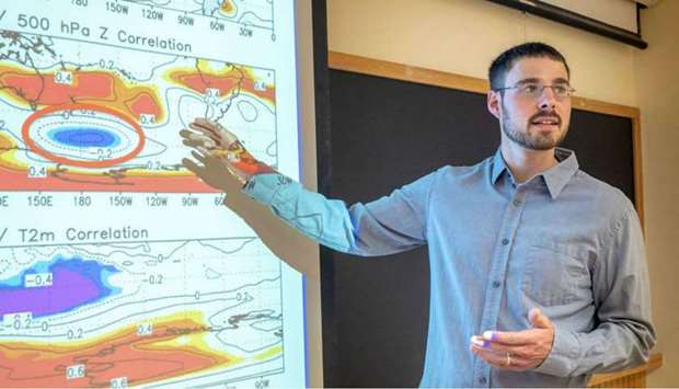,While temperatures were known to be warming across West Antarctica and the Antarctic Peninsula during the 20th century, the South Pole was cooling,, said Kyle Clem, a researcher at Victoria University of Wellington
