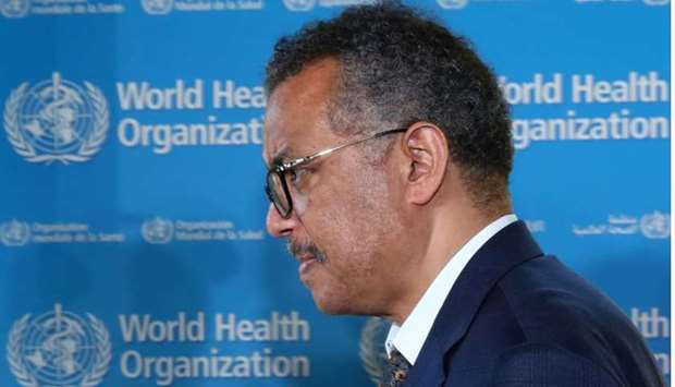 Tedros Adhanom Ghebreyesus, director-general of World Health Organization (WHO), attends a news conference in Geneva, Switzerland on June 25.