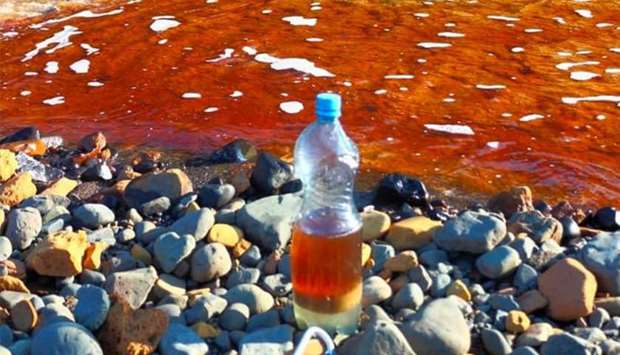 Massive thermal plant fuel leak pollutes Siberian river