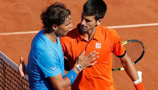 Rafael Nadal and Novak Djokovic.