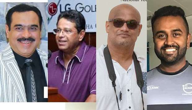 Azim Abbas, P K Mathew, Bosco Menezes and Ashan Perera