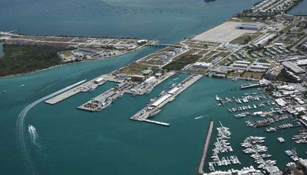 US navy base in Key West Florida