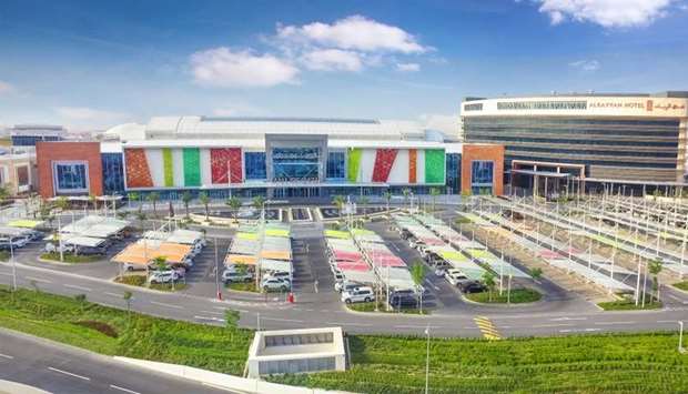 A view of Mall of Qatarrnrn