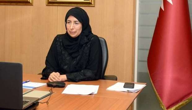HE the Minister of Public Health Dr Hanan Mohamed al-Kuwari