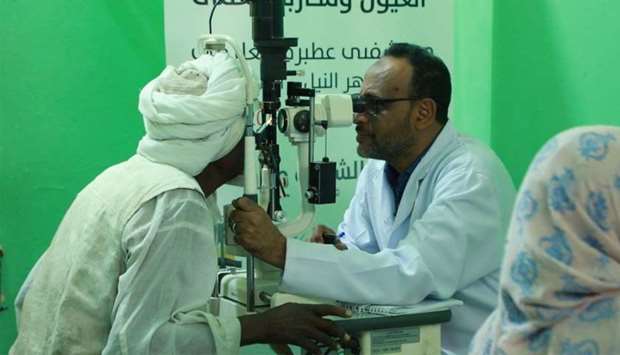 Treatment of eye diseases in Atbara (Sudan).rnrn