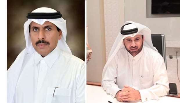QCB Governor HE Sheikh Abdulla bin Saoud al-Thani and Prof Dr Khaled bin Ibrahim al-Sulaiti