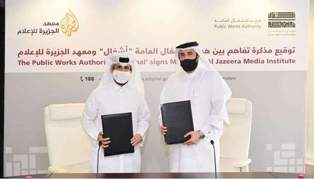 The MoU, according to a tweet by Ashghal, aims to launch training courses for Ashghalu2019s employees.