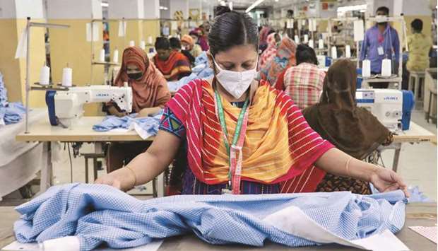Bangladesh: success in becoming a leading textiles and clothing exporter.