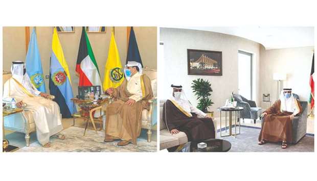 The two meetings reviewed the bilateral relations between the two brotherly countries.