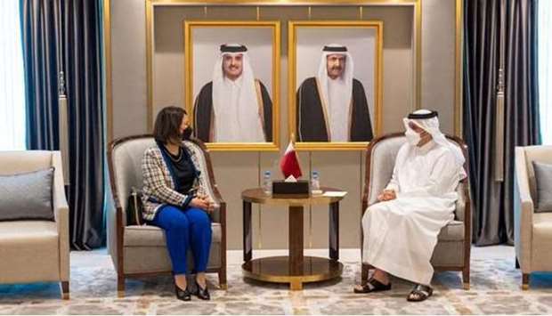 Deputy Prime Minister and Minister of Foreign Affairs meets Foreign Minister of Libyarnrn