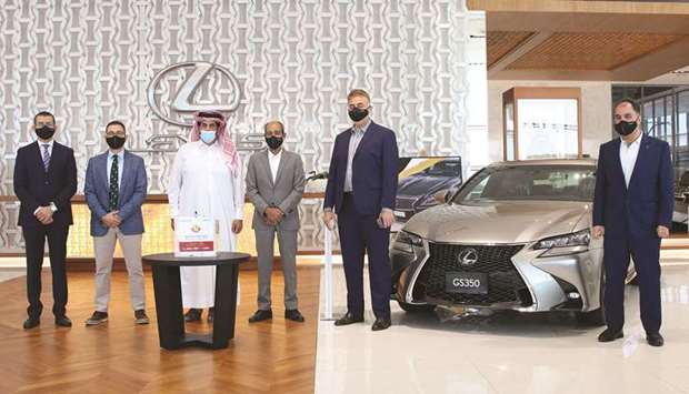 The draw took place on June 7 at the Lexus Showroom under the supervision of a representative from the Ministry of Commerce and Industry as well as senior AAB officials.