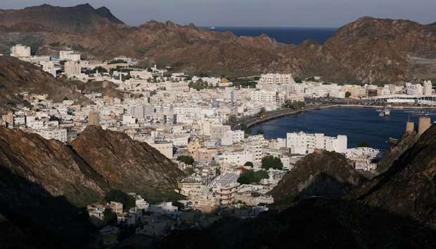 General view of old Muscat., Oman