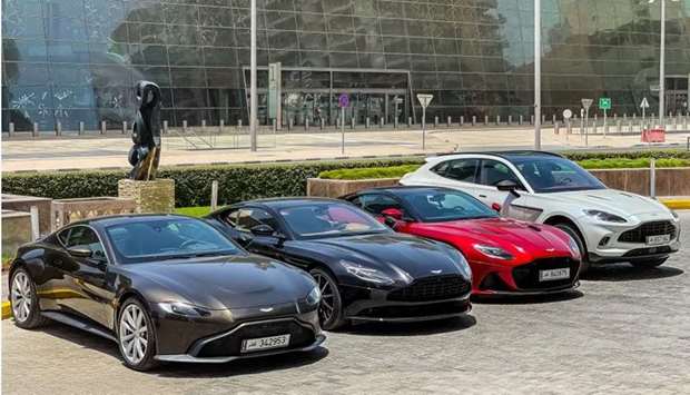 Customers were given the opportunity to test-drive the entire range of models, including the all-new DBX.