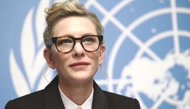 CONCERNED: Cate Blanchett.