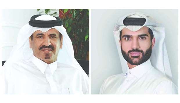 QC first vice-chairman and chairperson of Education Committee, Mohamed bin Twar al-Kuwari, left, and Silatech CEO Hassan al-Mulla.
