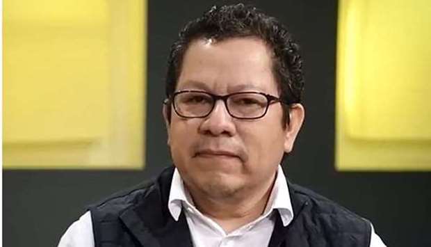 Miguel Mora, a journalist, was arrested at his home Sunday night for ,inciting foreign interference in internal affairs and requesting military intervention,, according to authorities.