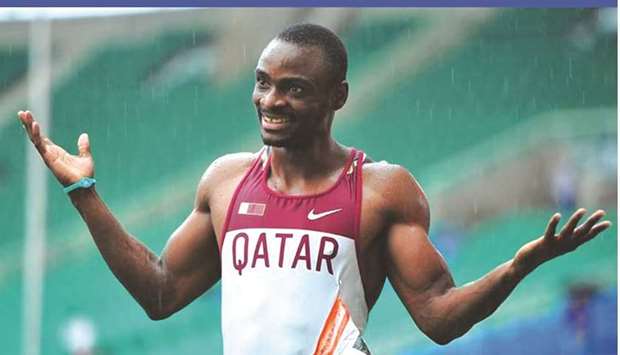 He clocked 20.59 secs in the 200m. He had won the 100m gold on Thursday.