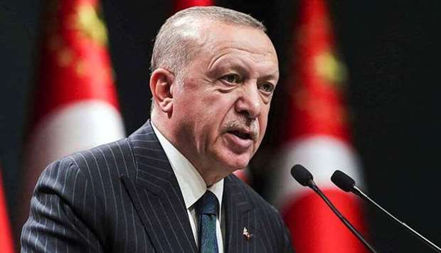 (File photo) Turkish President Recep Tayyip Erdogan