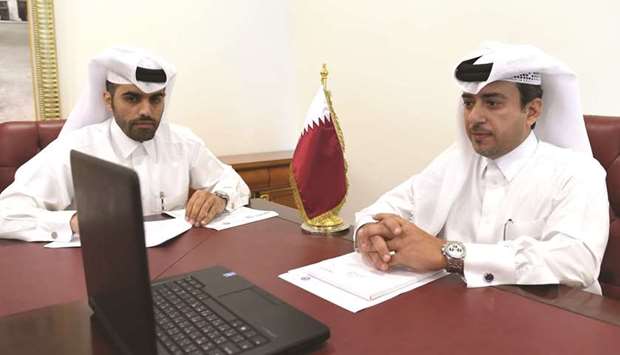 The State was represented by HE the Assistant Director of the Department of Arab Affairs at the Ministry of Foreign Affairs Mohamed bin Ibrahim al-Sada.