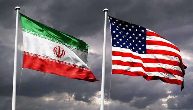 (Representative photo) Flags of Iran and USA.