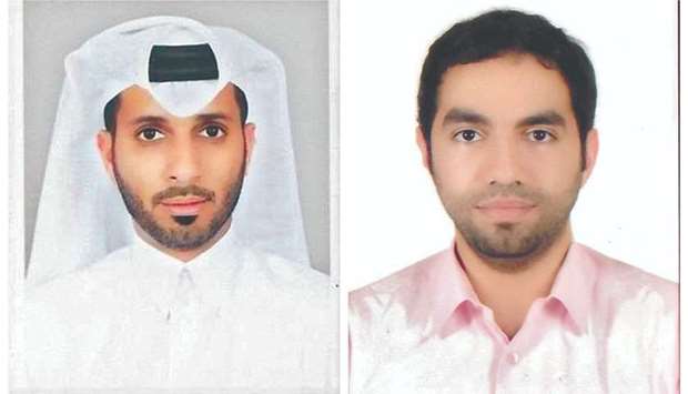 Mubarak Al-Dosari, left, and Emad Abou Deiah