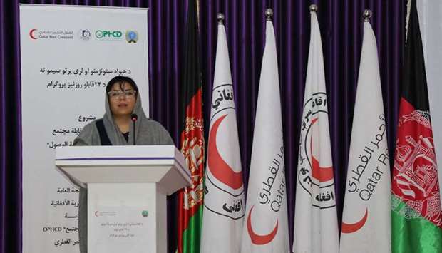 The inaugural ceremony took place at the Moora Centre in Afshar district, Kabul