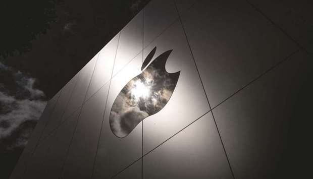 The Apple logo on a store in San Francisco, California. At least three members of Appleu2019s car management team working on underlying self-driving car technology have departed this year.