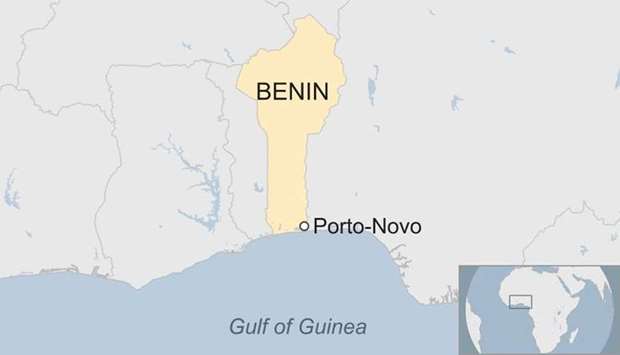 Benin in the Gulf of Guinea