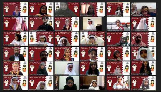 Various activities were conducted in all the sections on a virtual platform throughout the week.