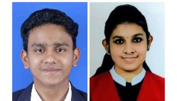 John Paul, left, and Neha Alex
