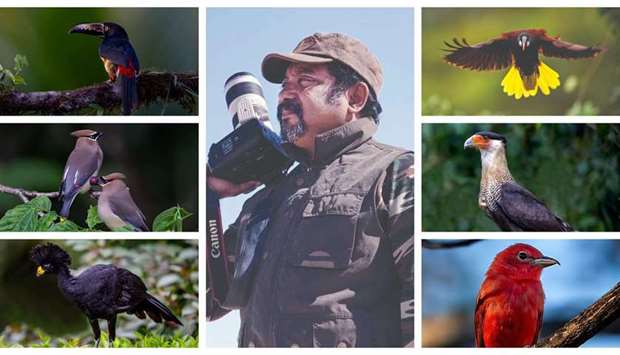 Indian expatriate Shaji Panicker is a photographer who has been interested in wildlife photography for a long time and has visited over 50 countries in pursuit of his passion.