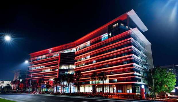 The Ministry of Public Health building was lit up in orange Monday evening to mark World Food Safety Day, under the theme 'Safe Food Today for a Healthy Tomorrow'.