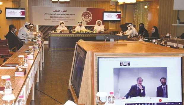 Qatar's delegation to the meeting was headed by HE Acting Director of the Human Rights Department at the Ministry of Foreign Affairs Dr Turki bin Abdullah al-Mahmoud, while the EEAS delegation was headed by the Head of Arabian Peninsula, Iraq and Regional Policies Division at the European External Action Service, Gabriel Munuera Vinals.