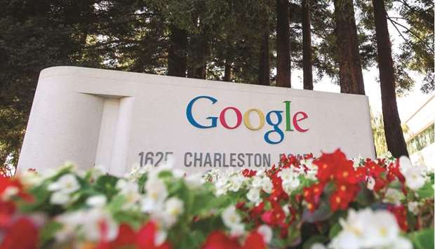 Google signage is displayed in front of the companyu2019s headquarters in Mountain View, California. The change in policy by the worldu2019s most popular Internet search engine comes as the 27-country EU considers rules that could be introduced next year to force Google, Amazon, Apple and Facebook to ensure a level playing field for competitors.