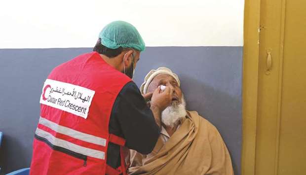 QRCS launched the project to reduce vision loss rates and improve eye health among the populations of remote provinces.