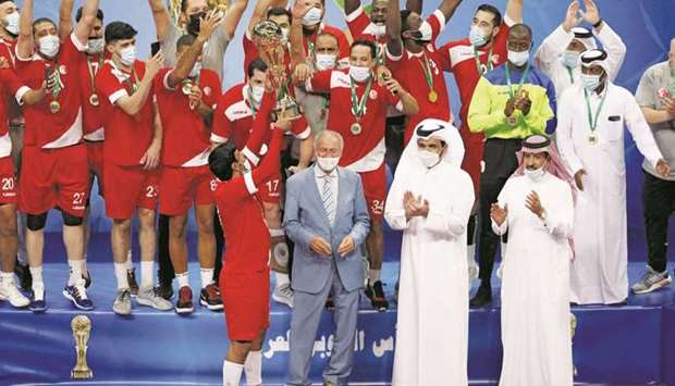 Qatar Olympic Committee President HE Sheikh Joaan bin Hamad al-Thani crowned Al Shamal, who won their maiden Arab Super Cup handball title on Tuesday. In a thrilling final, Al Shamal edged past Al Gharafa 23-22 at the Al Duhail Sports Hall.