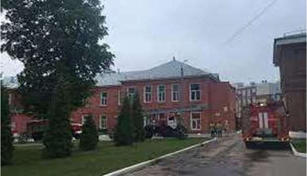 The fire broke out in the intensive care unit of the state hospital in Ryazan