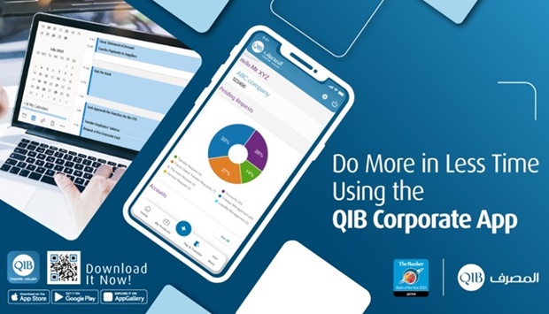 The all-new QIB Corporate app was revamped making banking more convenient and safer for all customers