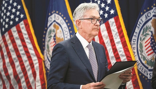 Jerome Powell, chairman of the US Federal Reserve. Powell could deliver a hawkish surprise on Wednesday even after effectively pre-announcing 50 basis-point interest-rate increases at the Fedu2019s meeting this week and in July.