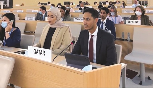 The Qatari delegation.