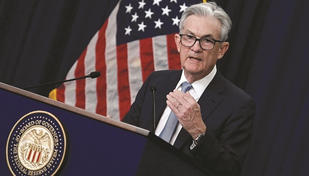 Federal Reserve chair Jerome Powell.