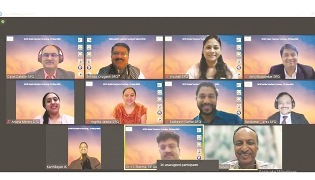 Science India Forum Qatar (SIF-Q), under the patronage of the Indian embassy in Qatar, conducted a webinar training for guide teachers mentoring science projects for the National Children Science Congress (NCSC).