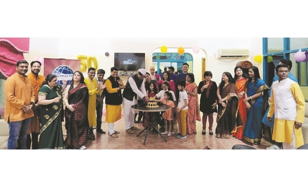 Marathi Toastmasters Club, a community club of District 116 comprising Marathi speaking Indian expatriates, celebrated its 50th milestone meeting recently.