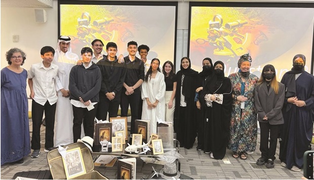The QAS Grade 11 language and literature students showcased their transadaptation of Shaun Tanu2019s u201cThe Arrivalu201d into accessible formats for readers with vision impairments.
